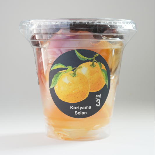 郡山製餡謹製 あんこ屋の冬あんみつ(柚子あん) 6個入り(and3:糖度を3度抑えた程よい甘さ)